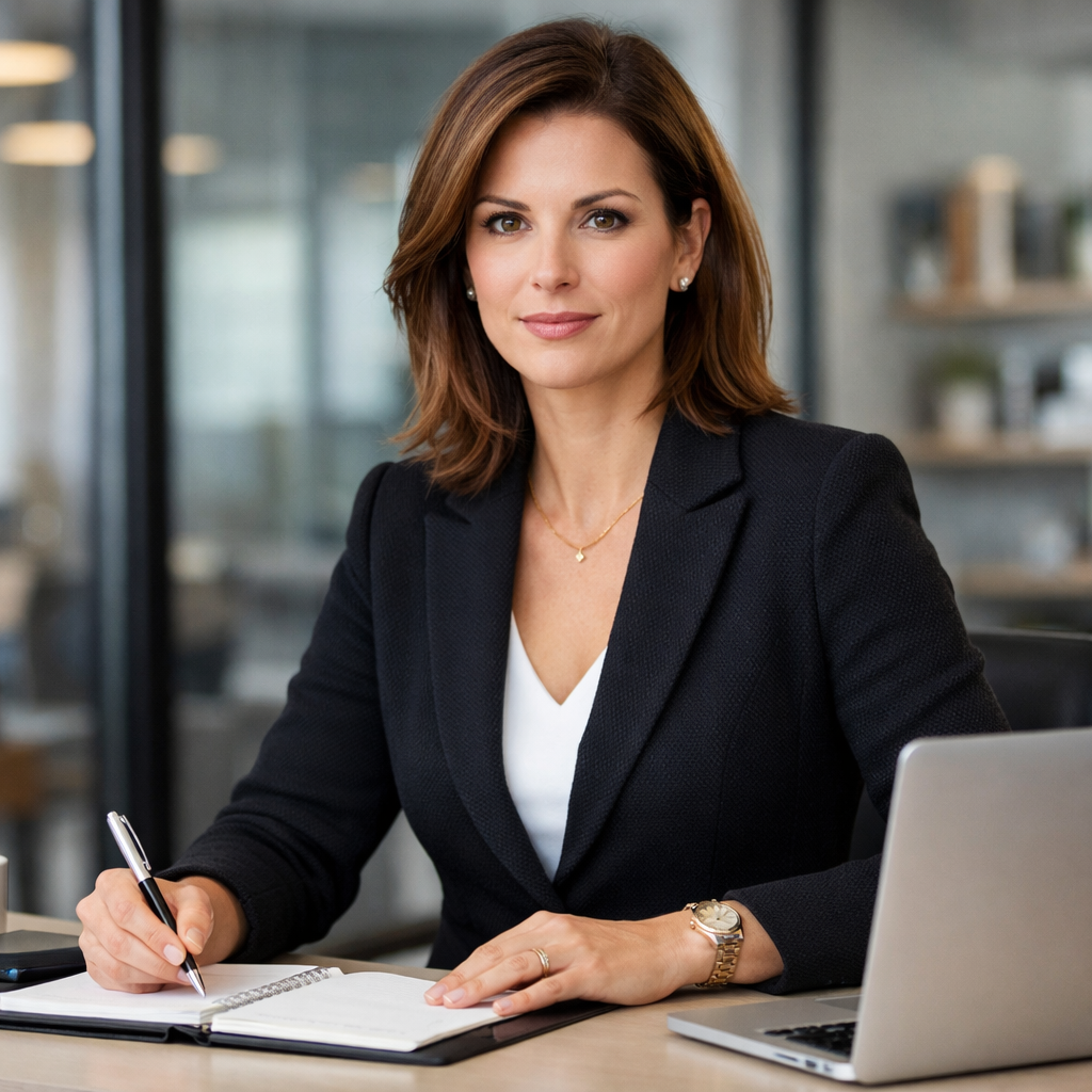 Modern blazer look styled for professional settings